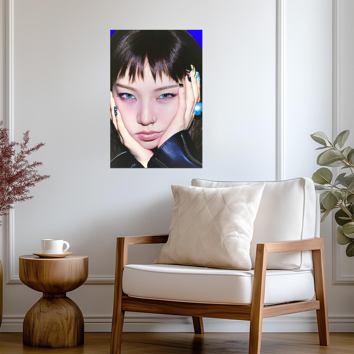 aespa Karina | Rich Man Concept | Cool Vibrant Poster - Music Poster