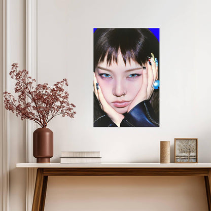 aespa Karina | Rich Man Concept | Cool Vibrant Poster - Music Poster