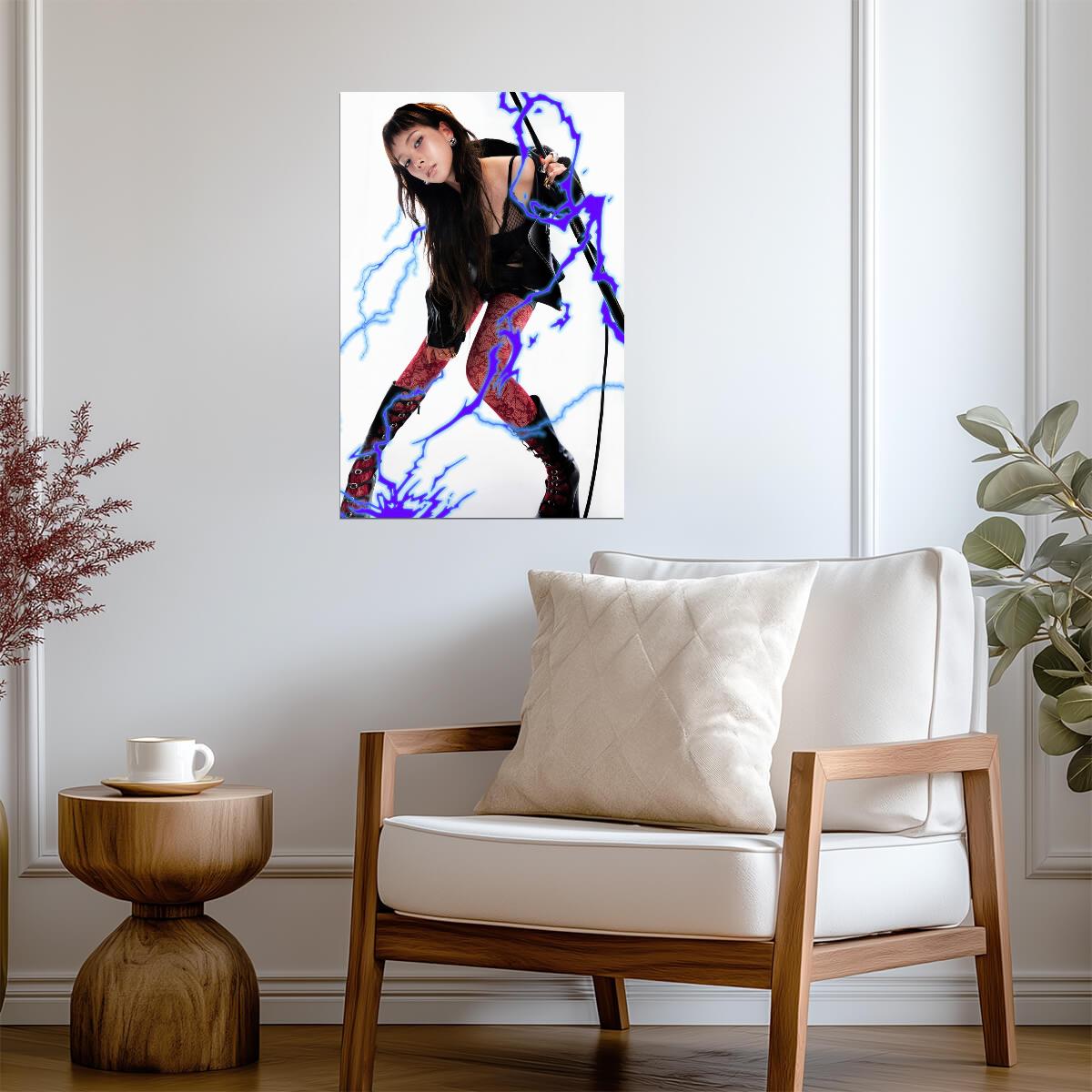 aespa Karina | Rich Man Art | Multicolor Portrait Poster - Music Poster
