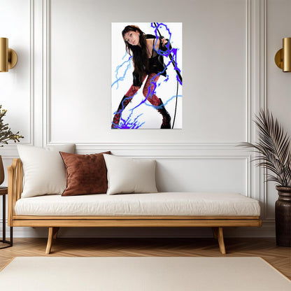 aespa Karina | Rich Man Art | Multicolor Portrait Poster - Music Poster