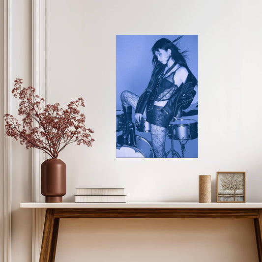 aespa Karina | Rich Man Photo | Cool Tone Poster - Music Poster