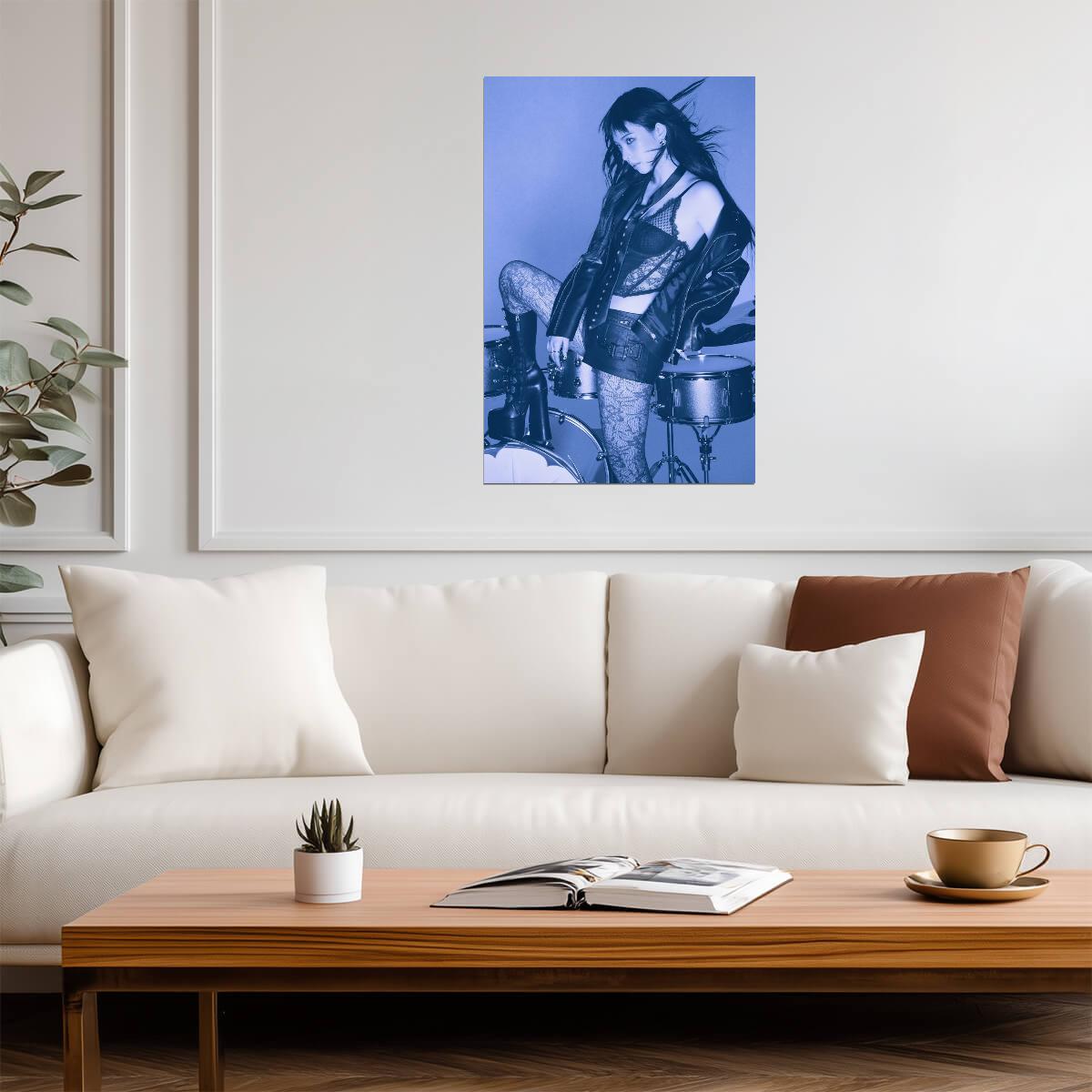 aespa Karina | Rich Man Photo | Cool Tone Poster - Music Poster