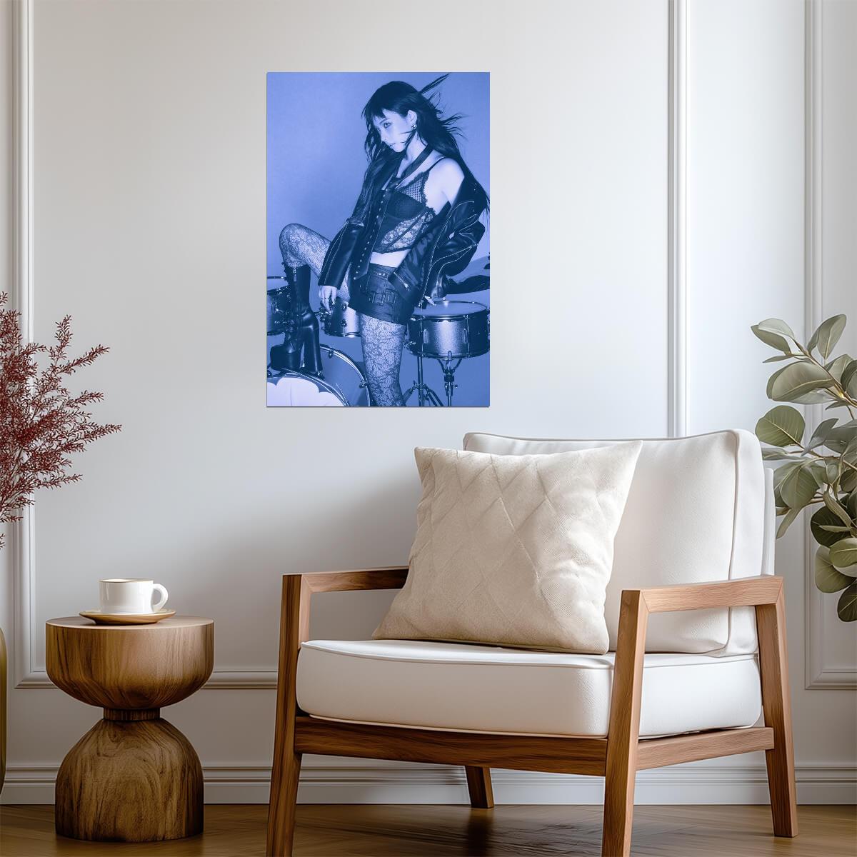 aespa Karina | Rich Man Photo | Cool Tone Poster - Music Poster