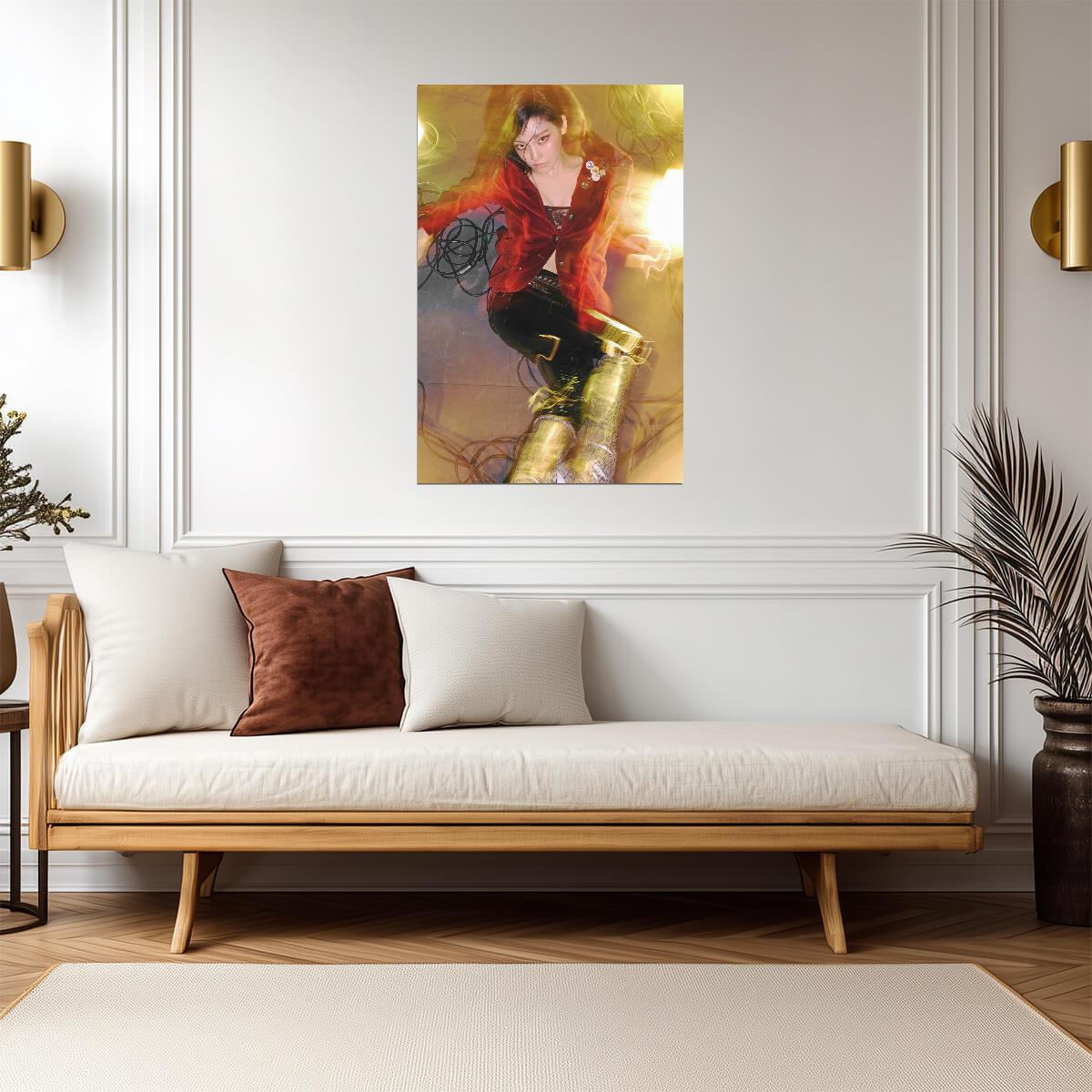 aespa NingNing | Rich Man Photo | Warm Tone Poster - Music Poster