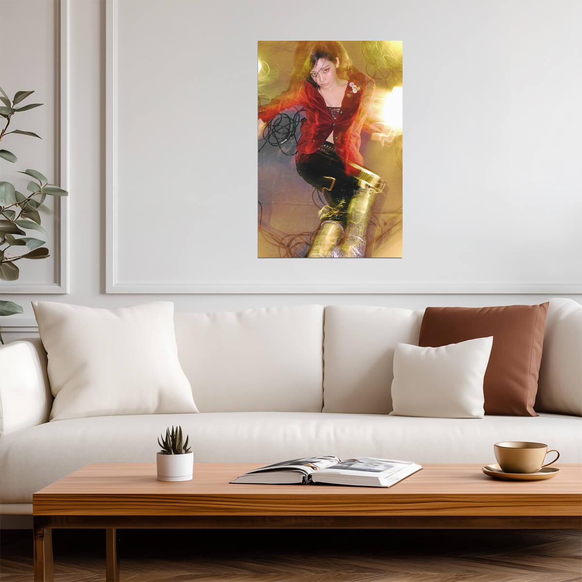 aespa NingNing | Rich Man Photo | Warm Tone Poster - Music Poster