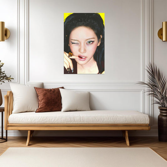 aespa NingNing | Rich Man Concept | Vibrant Wall Poster - Music Poster