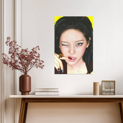 aespa NingNing | Rich Man Concept | Vibrant Wall Poster - Music Poster