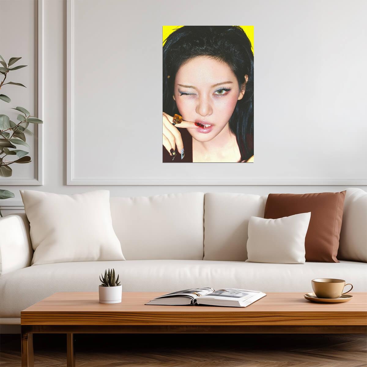 aespa NingNing | Rich Man Concept | Vibrant Wall Poster - Music Poster