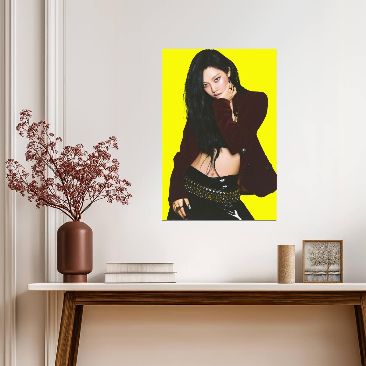 aespa NingNing | Rich Man Art | K-pop Fan Poster - Music Poster