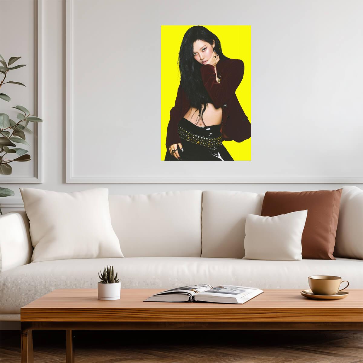 aespa NingNing | Rich Man Art | K-pop Fan Poster - Music Poster