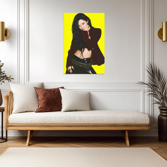 aespa NingNing | Rich Man Art | K-pop Fan Poster - Music Poster