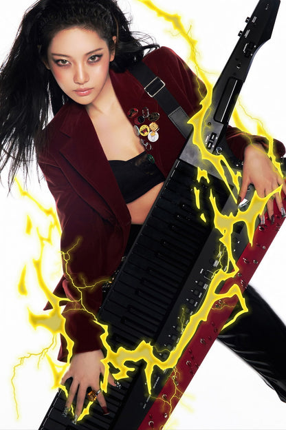 aespa NingNing | Rich Man Album | Visual Concept Poster - Music Poster