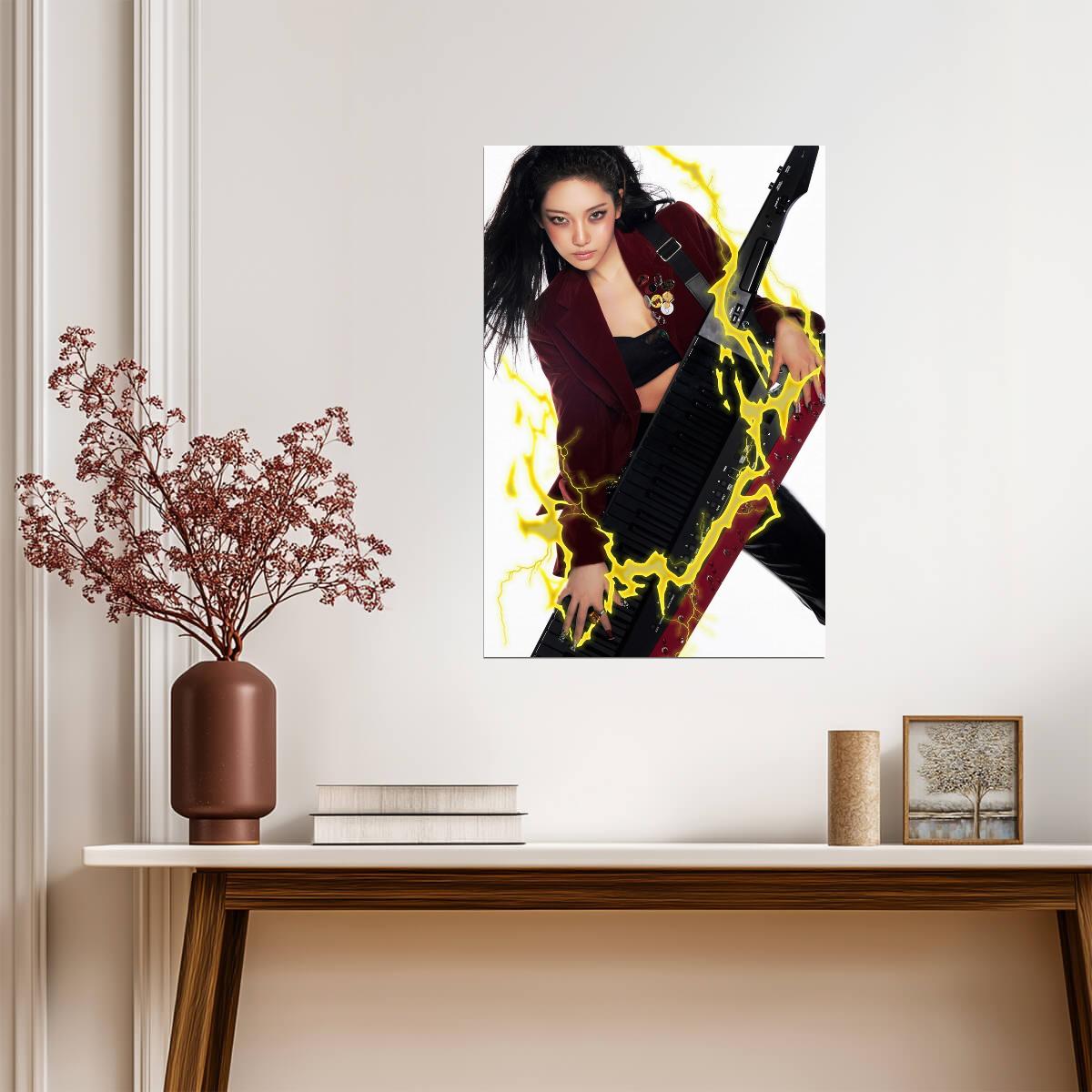 aespa NingNing | Rich Man Album | Visual Concept Poster - Music Poster
