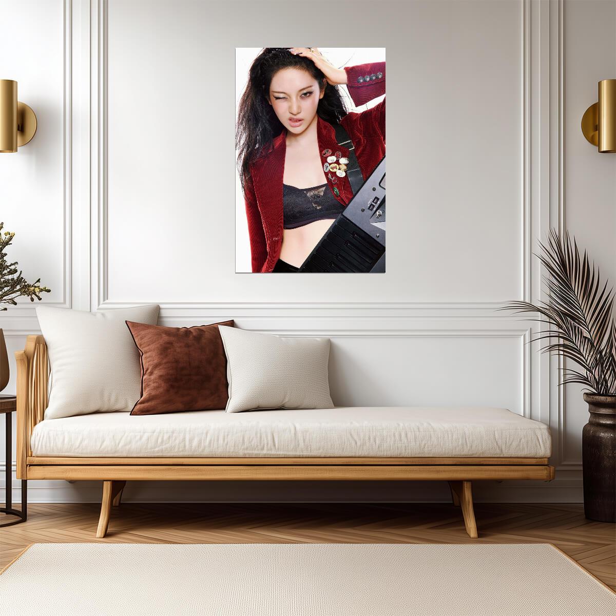 aespa NingNing | Rich Man Era | Warm Colors Poster - Music Poster