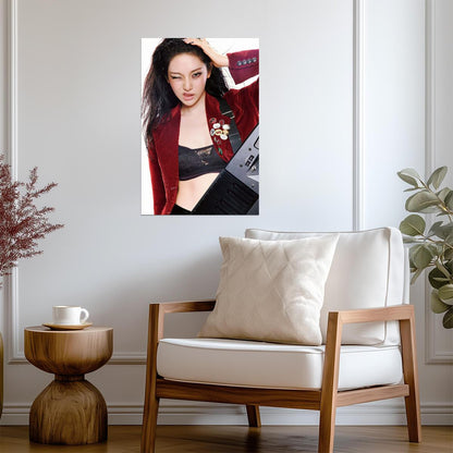 aespa NingNing | Rich Man Era | Warm Colors Poster - Music Poster