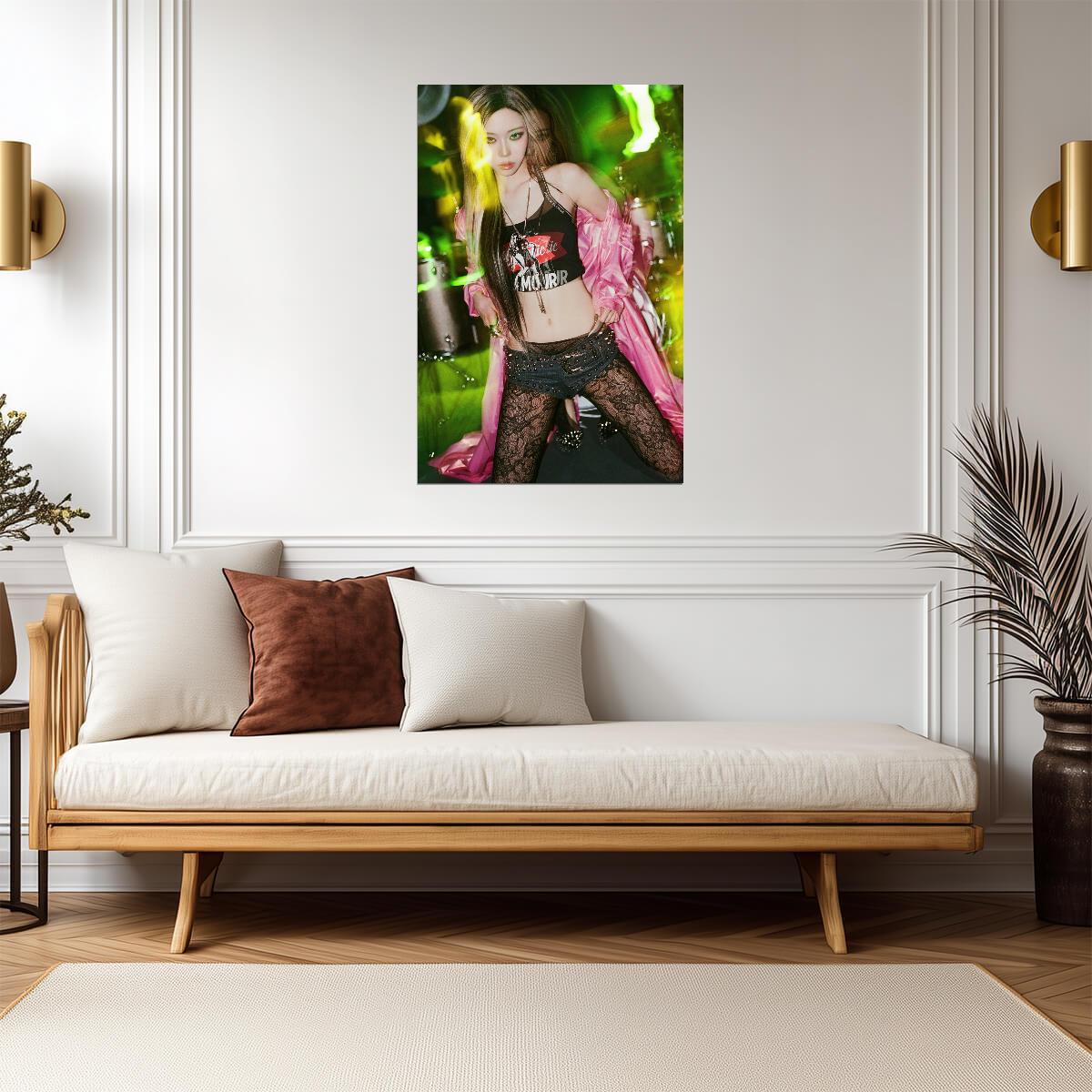 aespa Winter | Rich Man Poster | Energy Concept Decor - Music Poster