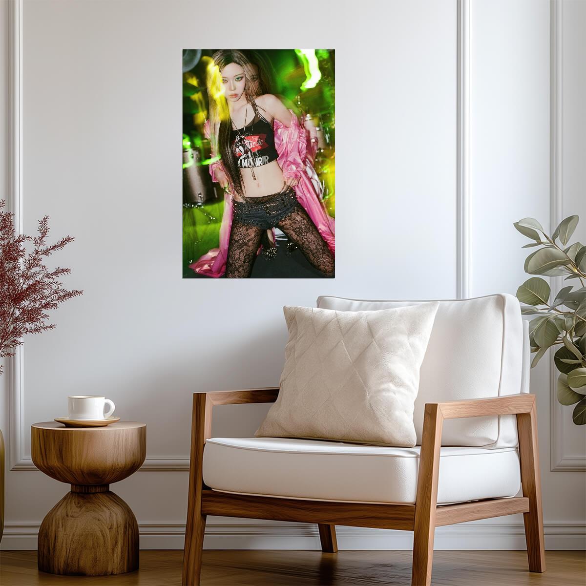aespa Winter | Rich Man Poster | Energy Concept Decor - Music Poster