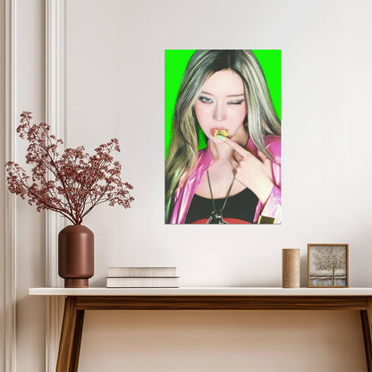 aespa Winter | Rich Man Concept | Vibrant Art Poster - Music Poster