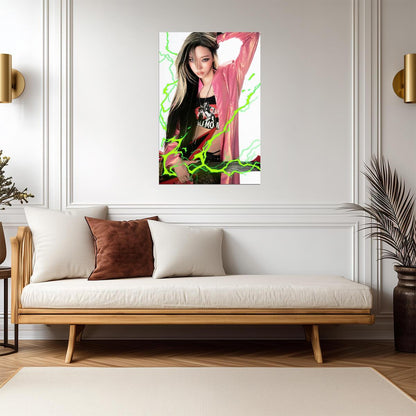 aespa Winter | Rich Man Art | Portrait Wall Poster - Music Poster