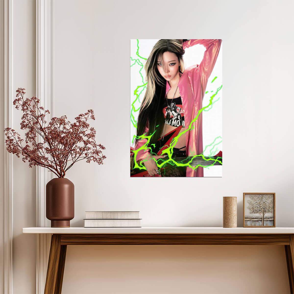 aespa Winter | Rich Man Art | Portrait Wall Poster - Music Poster
