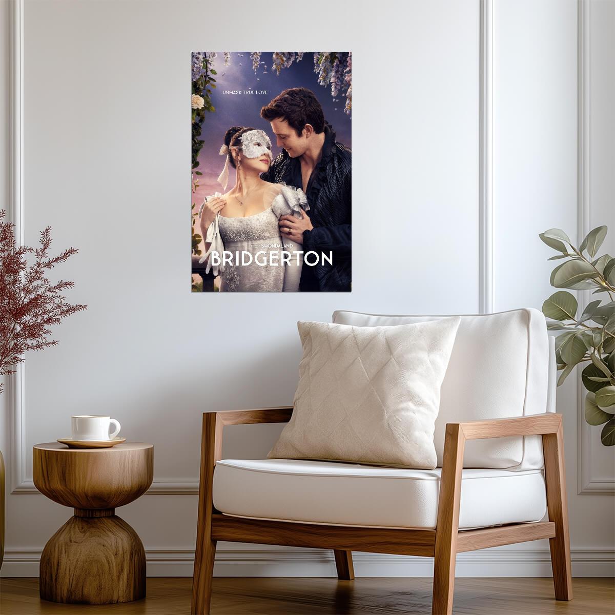 Bridgerton Season 4 Benedict & Sophie | TV Show Poster | Classic Regency Decor - Movies & TV Poster