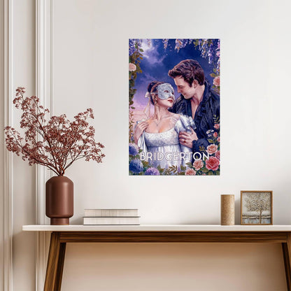 Bridgerton Painted Illustration | Benedict & Sophie Poster | Vintage Style Fan Art - Movies & TV Poster