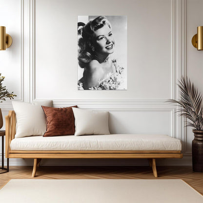 Vera-Ellen Portrait | Black and White Photo Poster | Classic Cinema Wall Art - Celebrities Poster