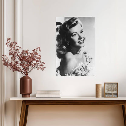 Vera-Ellen Portrait | Black and White Photo Poster | Classic Cinema Wall Art - Celebrities Poster