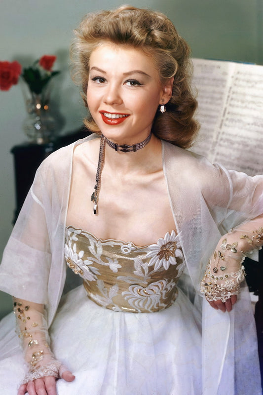 Vera-Ellen Portrait | Fine Art Photography Poster | Retro Movie Star Print - Celebrities Poster