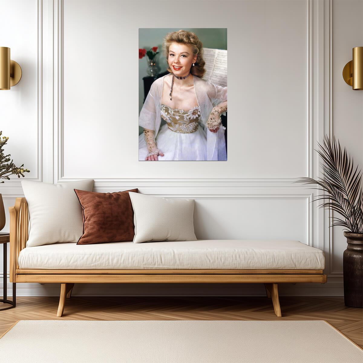 Vera-Ellen Portrait | Fine Art Photography Poster | Retro Movie Star Print - Celebrities Poster