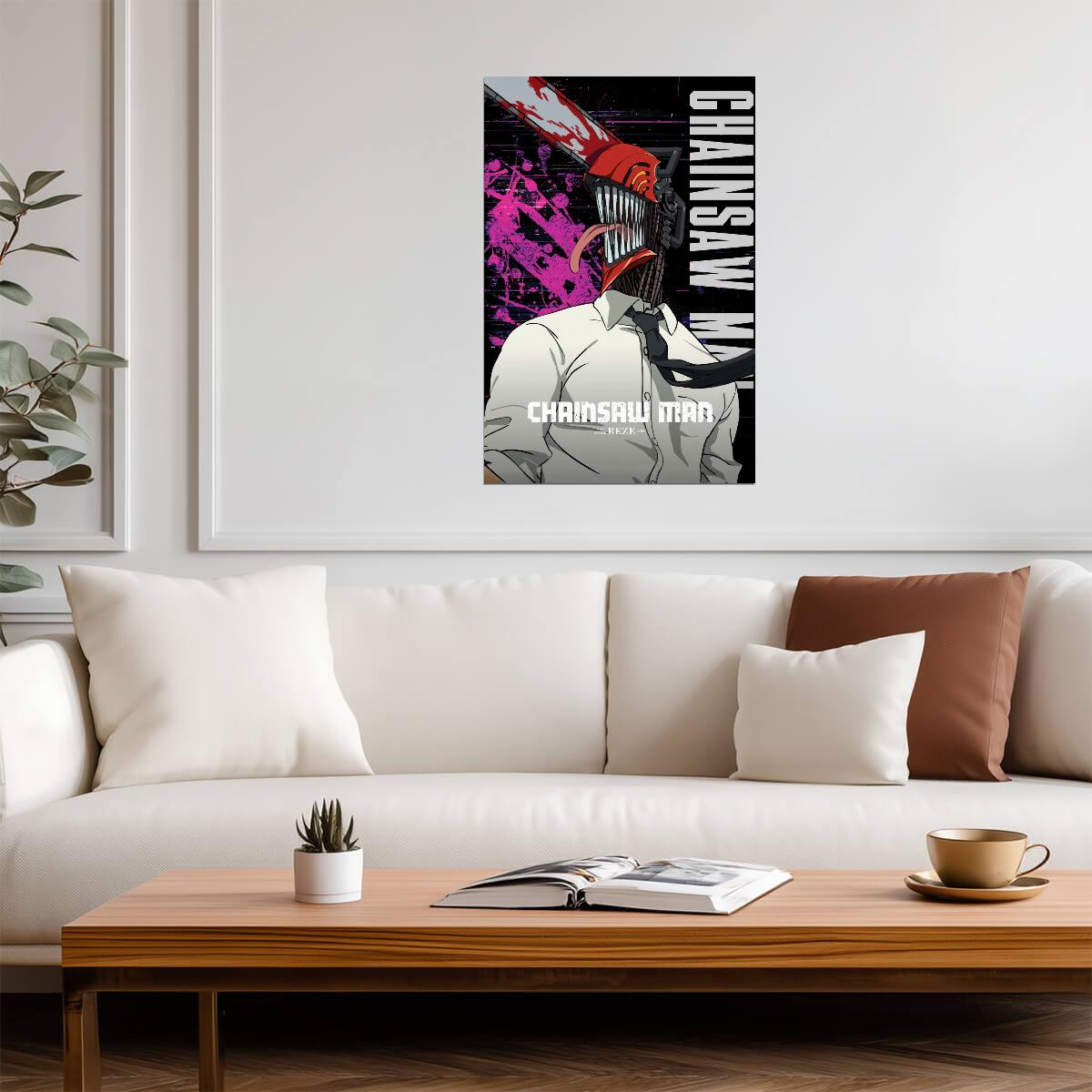Chainsaw Man Denji | Anime Poster | Shonen Manga Wall Art - Anime Poster
