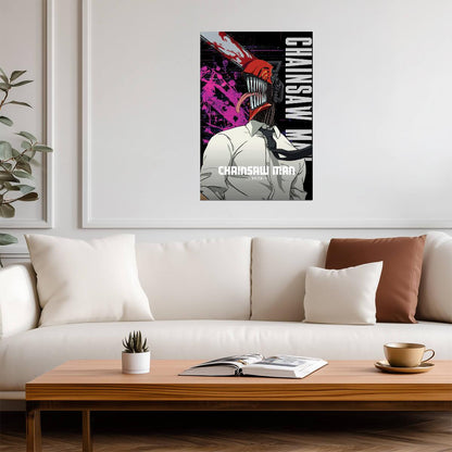 Chainsaw Man Denji | Anime Poster | Shonen Manga Wall Art - Anime Poster