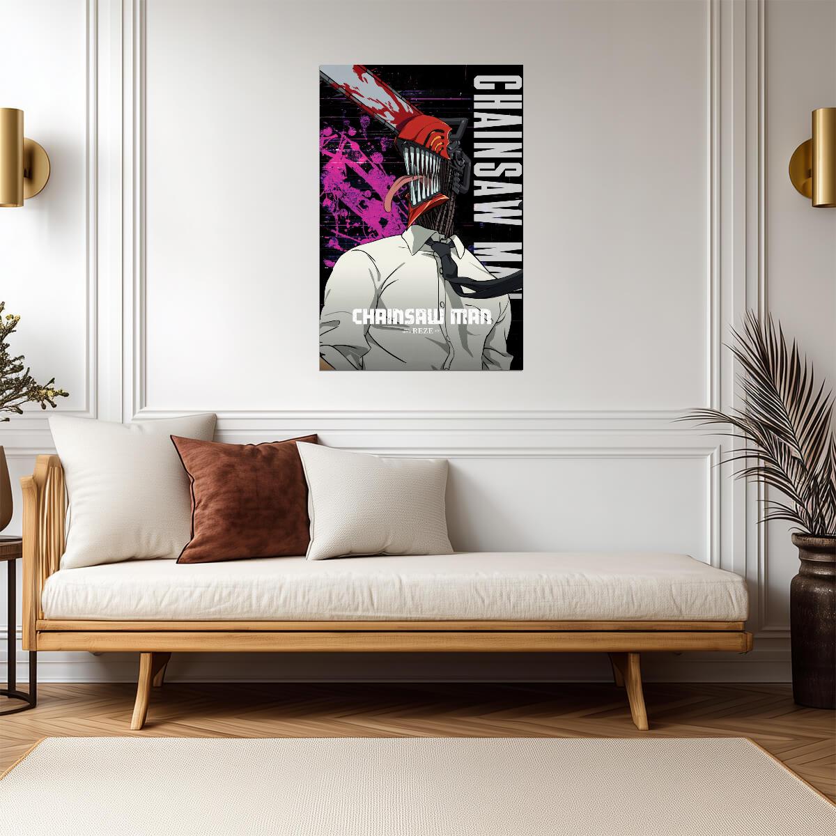 Chainsaw Man Denji | Anime Poster | Shonen Manga Wall Art - Anime Poster