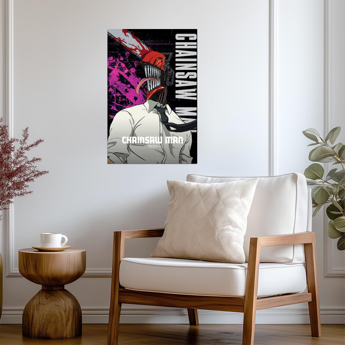 Chainsaw Man Denji | Anime Poster | Shonen Manga Wall Art - Anime Poster
