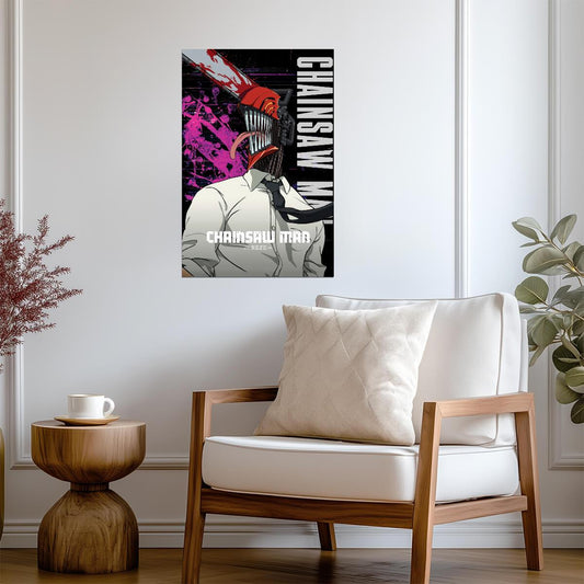 Chainsaw Man Denji | Anime Poster | Shonen Manga Wall Art - Anime Poster