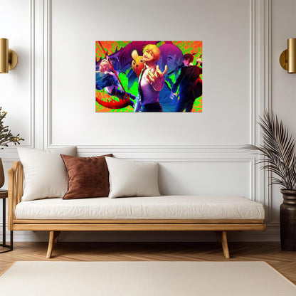 Chainsaw Man Group Art | Anime Poster | Denji Makima Power Print - Anime Poster
