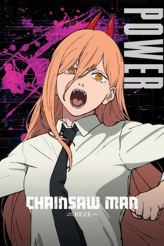 Chainsaw Man Power | Anime Poster | Blood Fiend Wall Art - Anime Poster