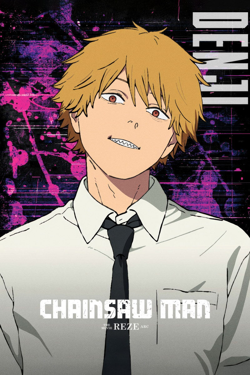 Chainsaw Man Denji Portrait | Anime Poster | Classic Shonen Art - Anime Poster