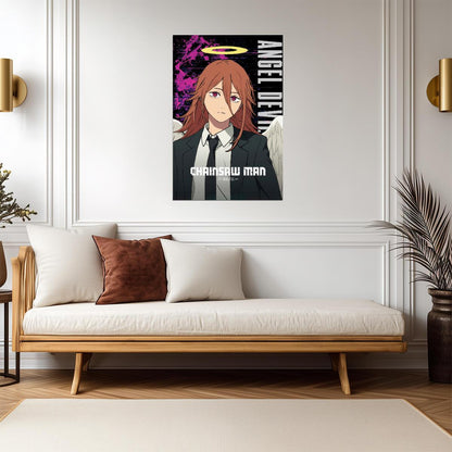 Chainsaw Man Angel Devil | Anime Poster | Minimalist Manga Print - Anime Poster