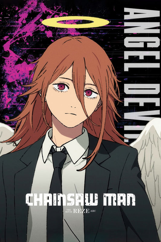 Chainsaw Man Angel Devil | Anime Poster | Minimalist Manga Print - Anime Poster