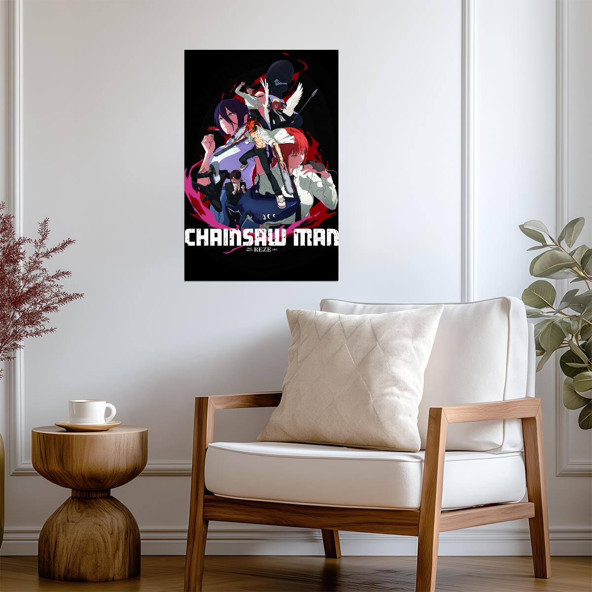 Chainsaw Man Reze Arc Group | Anime Poster | Movie Version Art - Anime Poster