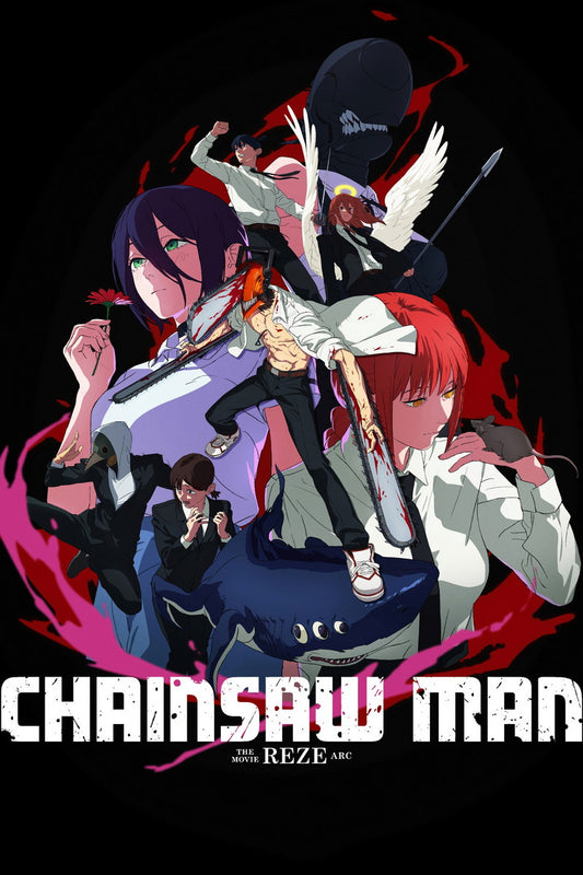 Chainsaw Man Reze Arc Group | Anime Poster | Movie Version Art - Anime Poster