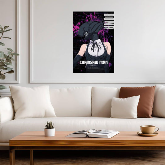 Chainsaw Man Bomb Devil Reze | Anime Poster | Movie Reze Arc Art - Anime Poster
