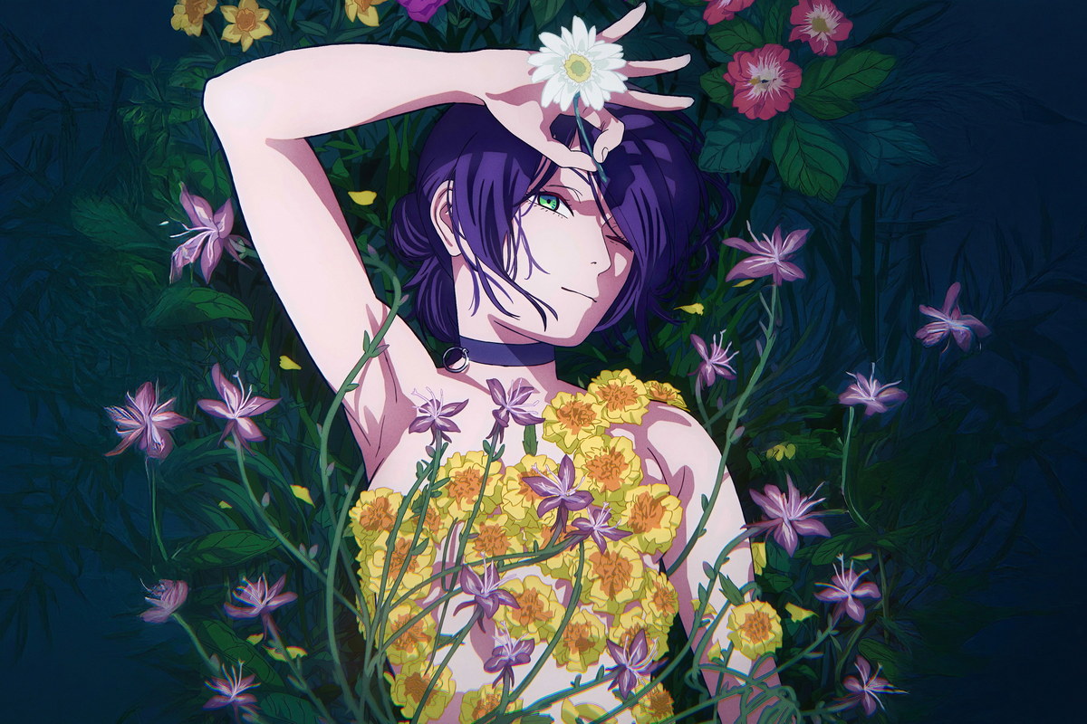 Chainsaw Man Reze Floral Design | Movie Reze Arc Poster | Stylized Art - Anime Poster