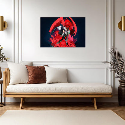 Chainsaw Man Reze Arc Bloody Wings | Movie Poster | Dark Anime Art - Anime Poster