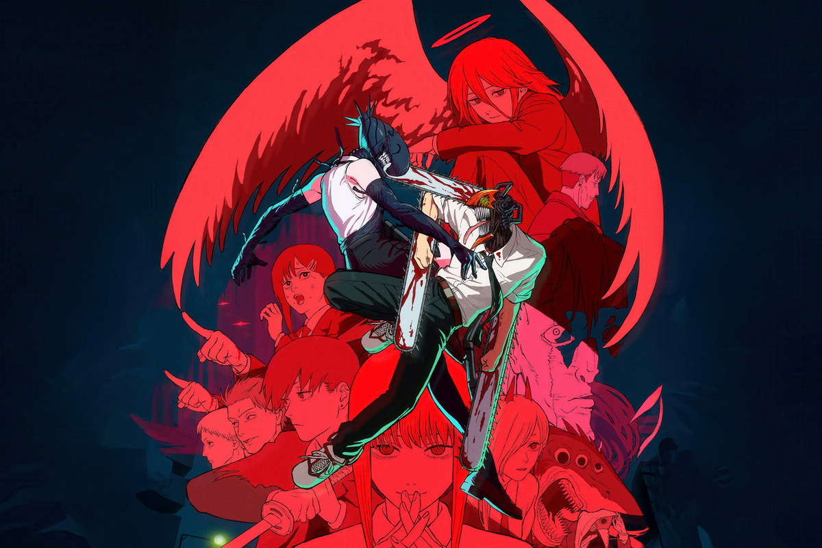 Chainsaw Man Reze Arc Bloody Wings | Movie Poster | Dark Anime Art - Anime Poster
