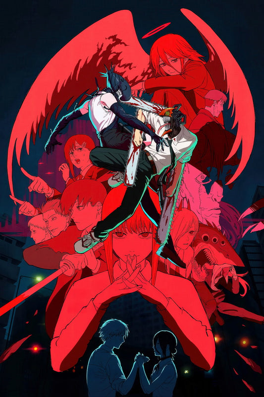 Chainsaw Man Reze Arc Red Sky | Movie Poster | Cinematic Manga Print - Anime Poster