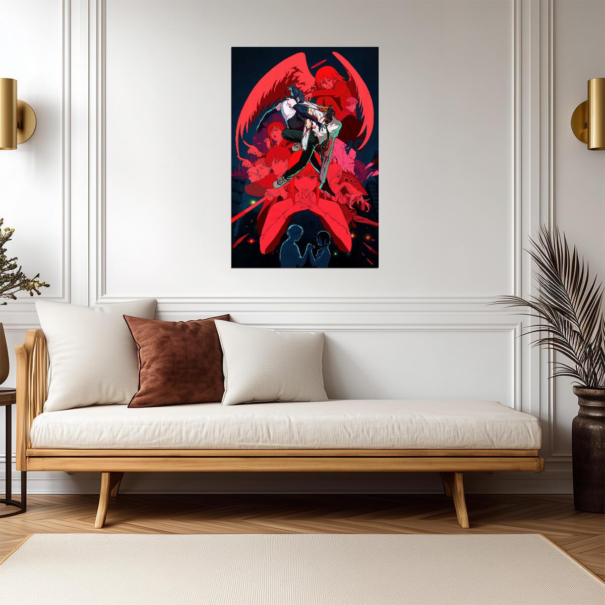 Chainsaw Man Reze Arc Red Sky | Movie Poster | Cinematic Manga Print - Anime Poster
