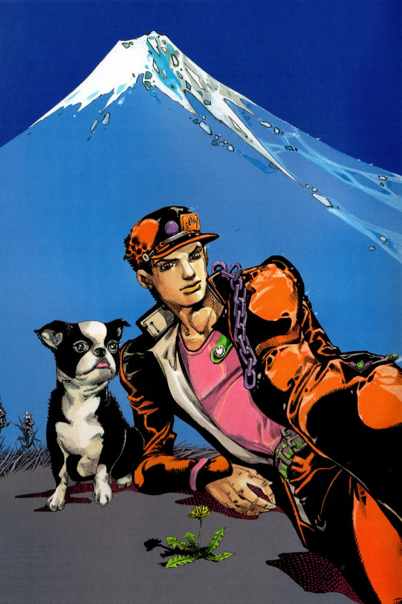 JoJo's Bizarre Adventure Jotaro Kujo & Iggy | Anime Poster | Stardust Crusaders Wall Art - Anime Poster