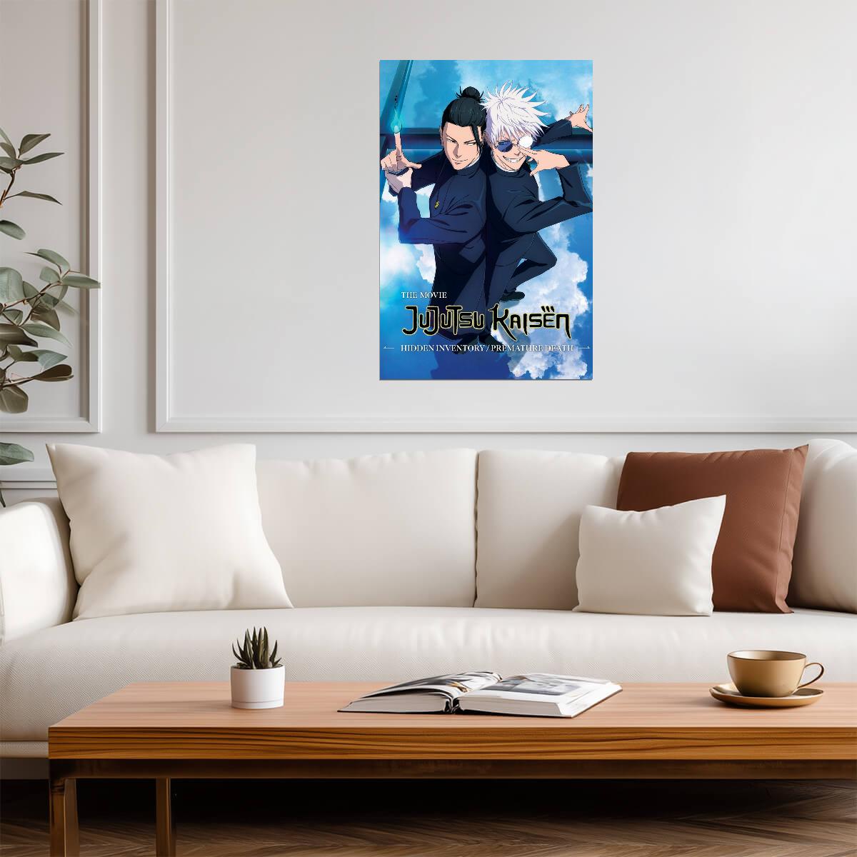 Jujutsu Kaisen Gojo & Geto | Anime Poster | Hidden Inventory Art Print - Anime Poster